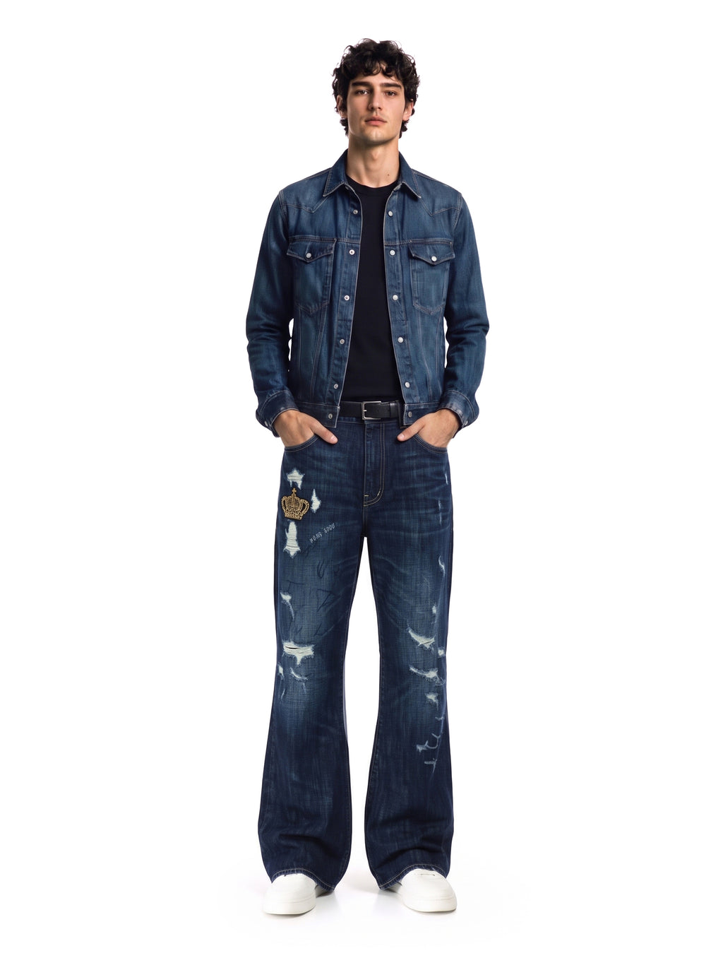 Neil Bleached Fade Straight Jean