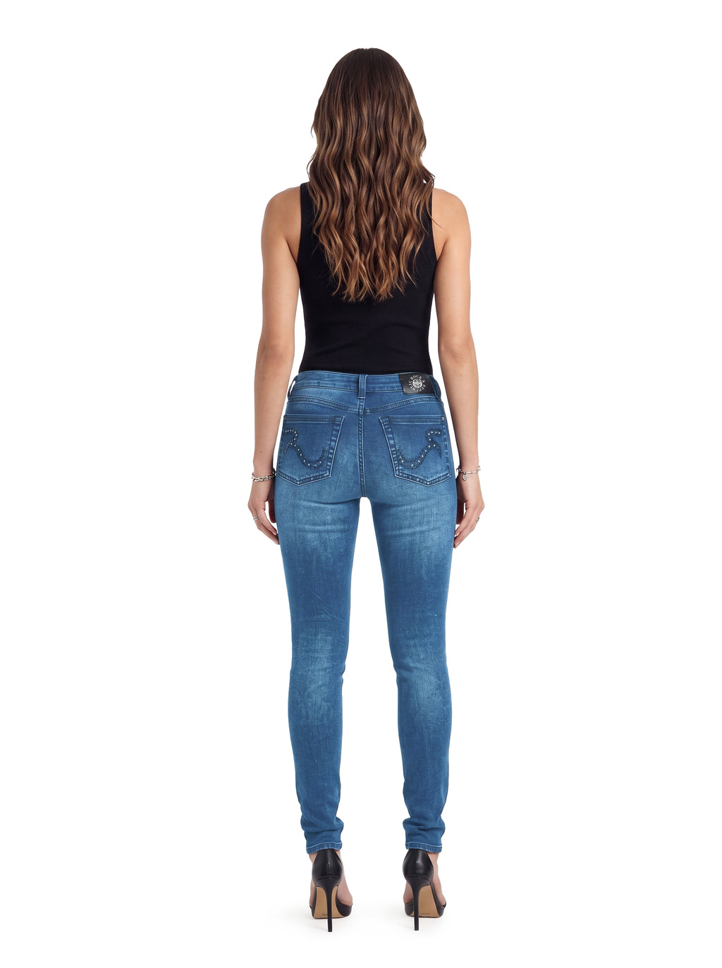 Kaia Crystal Burst Straight Jean