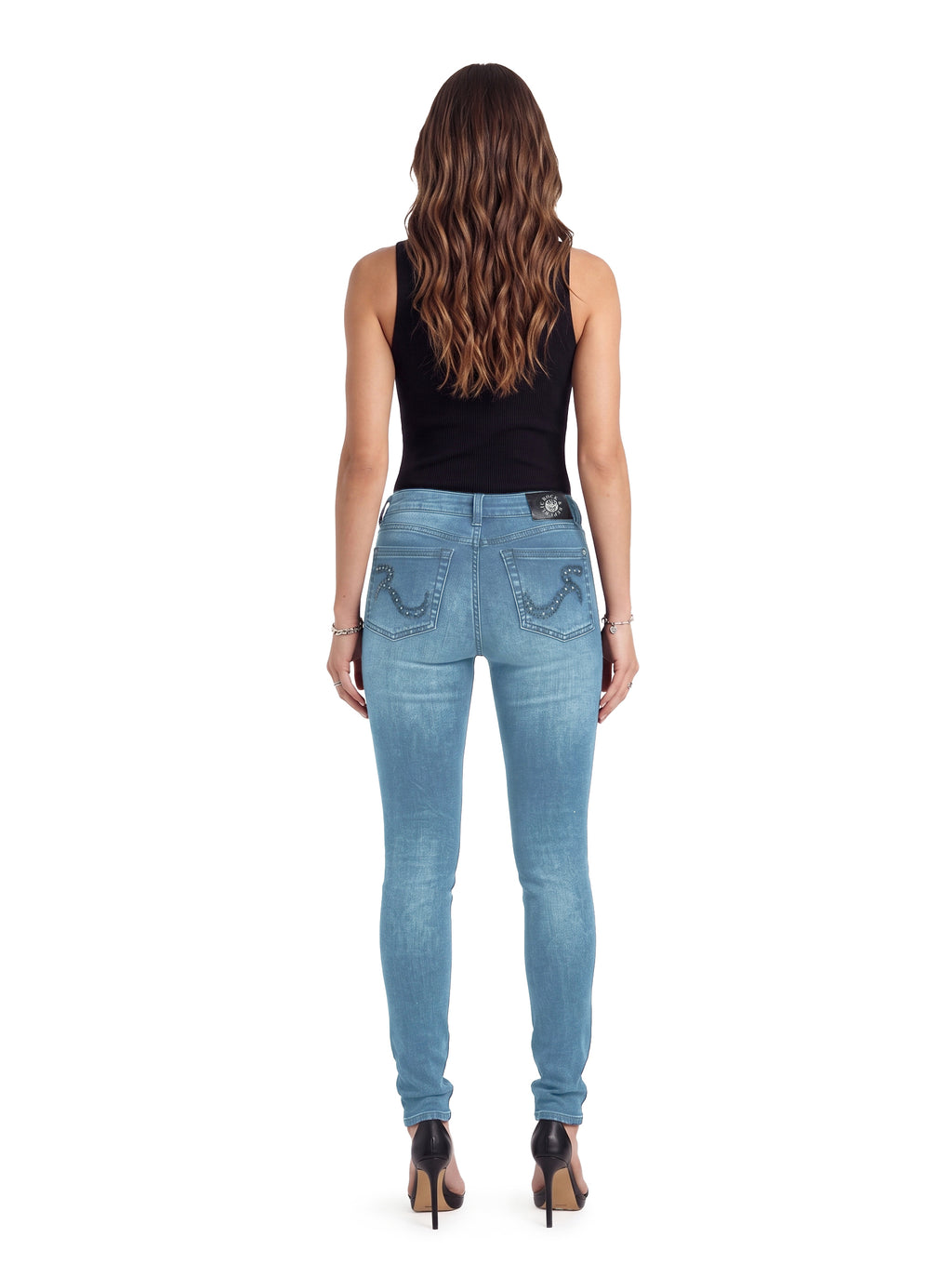 Kaia Crystal Burst Straight Jean