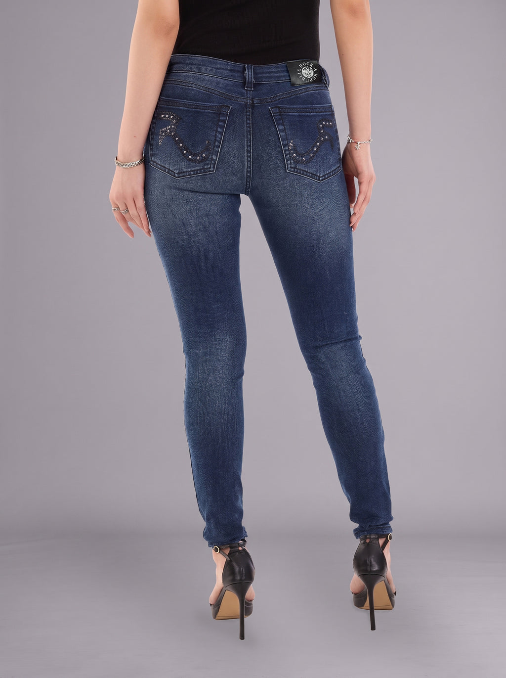 Kaia Crystal Burst Straight Jean