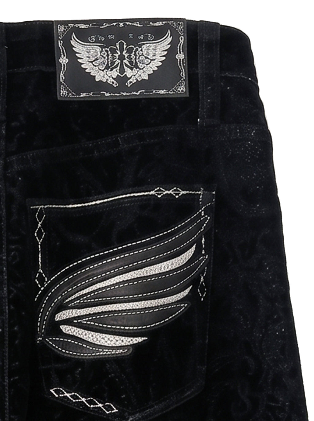 Kendall Wing Pocket Wide Leg Jean