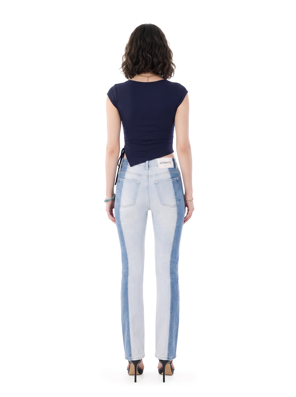 Fever Contrast Panel Bootcut Jean