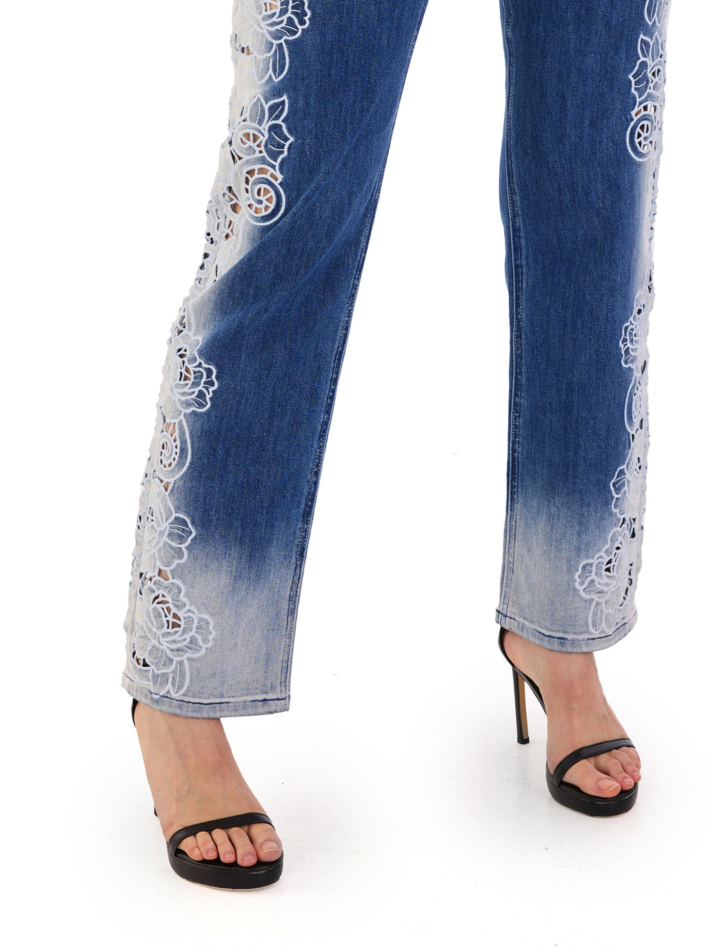 Kaia Ice Fade Straight Jean