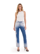 Kaia Ice Fade Straight Jean