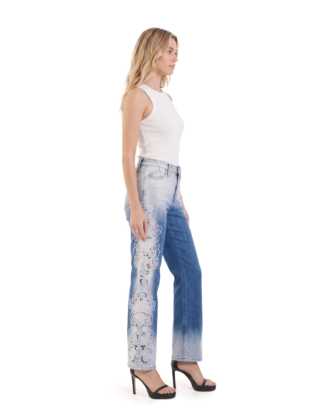 Kaia Ice Fade Straight Jean