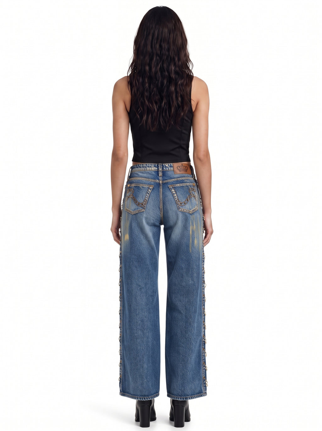 Kaia Center Fade Straight Jean