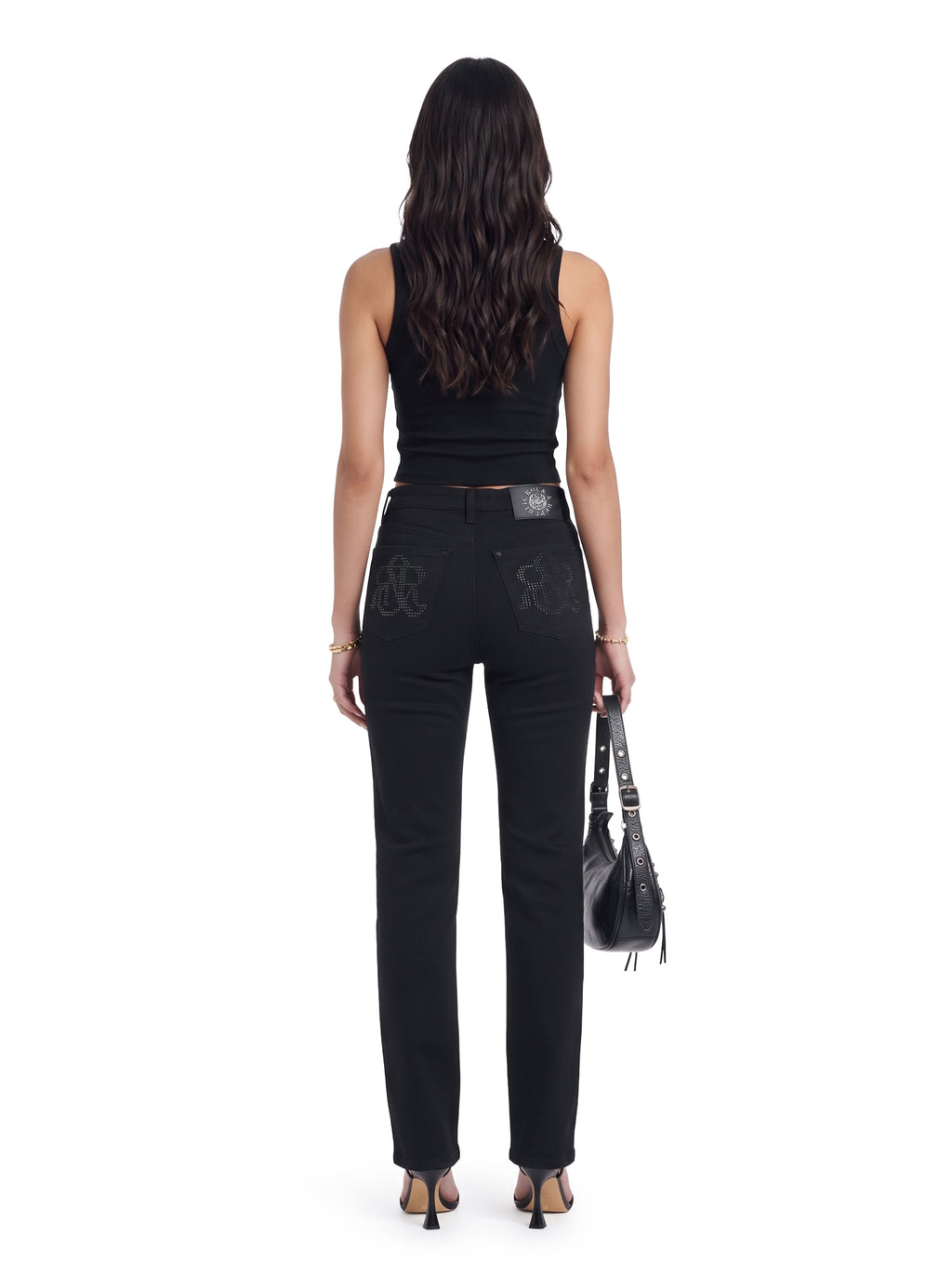 Kaia Tonal Logo Straight Jean