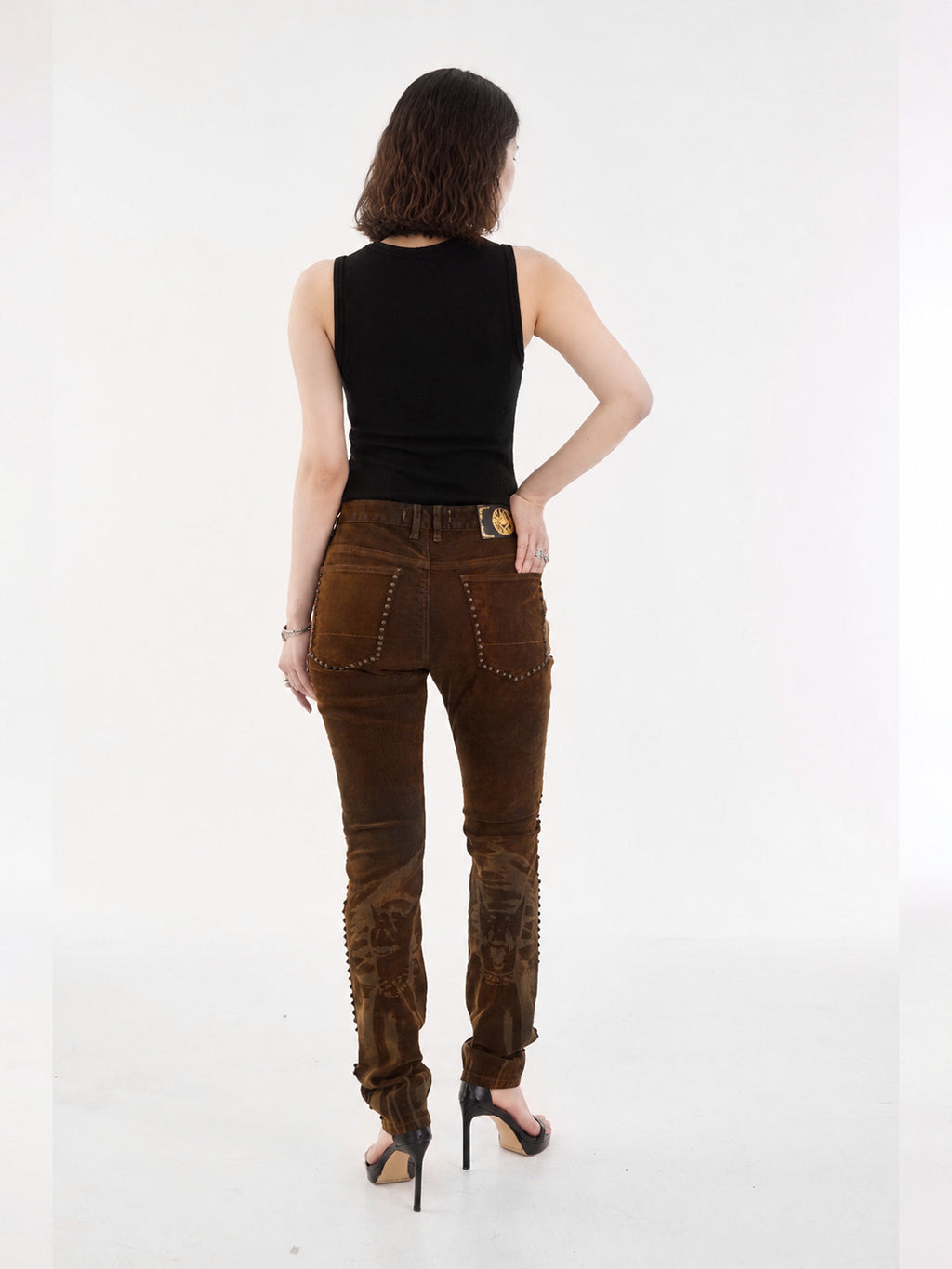 Kaia Side Stud Straight Jean