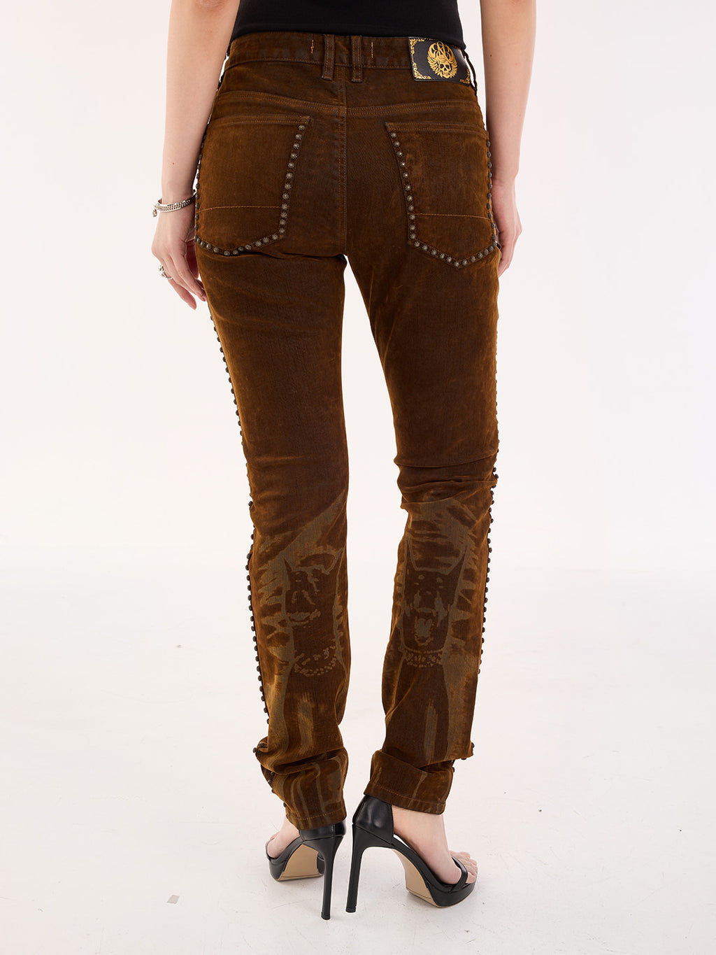 Kaia Side Stud Straight Jean