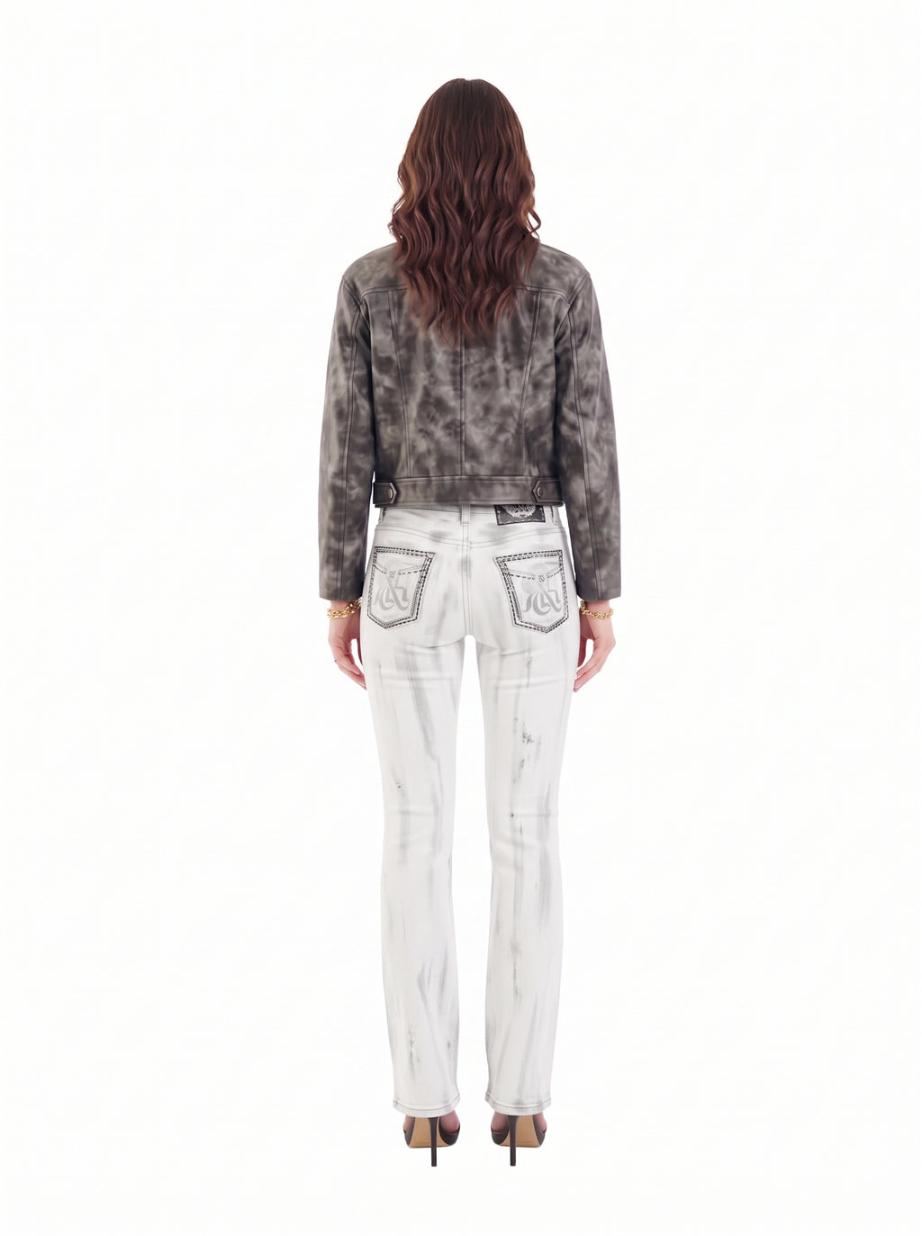 Fever Crystal Trim Bootcut Jean
