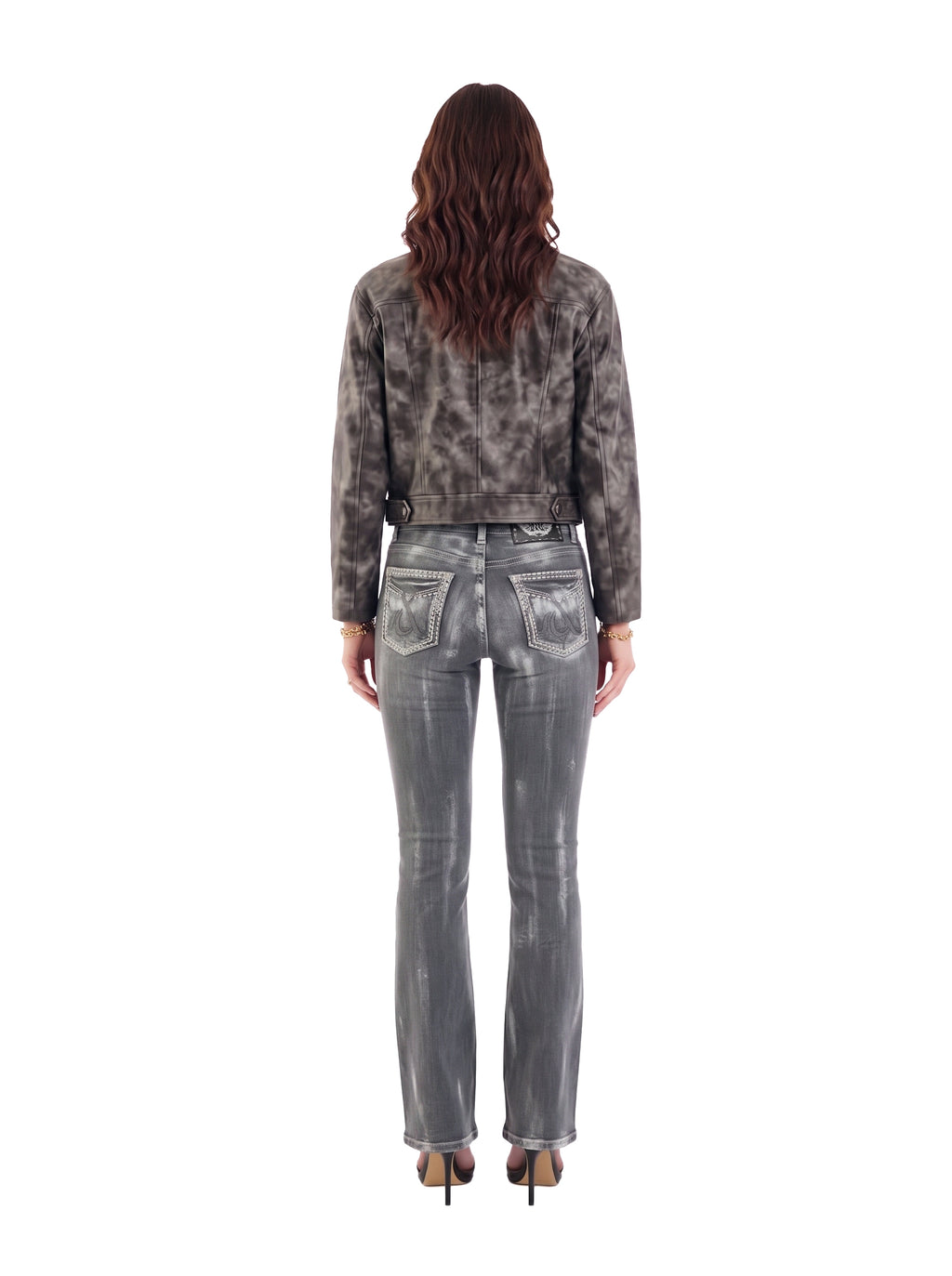 Fever Crystal Trim Bootcut Jean
