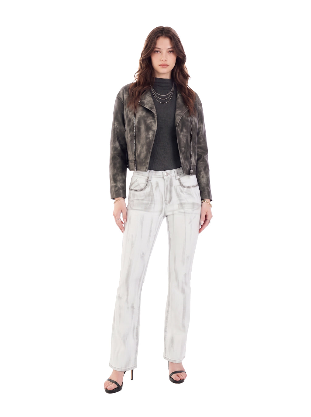 Fever Crystal Trim Bootcut Jean