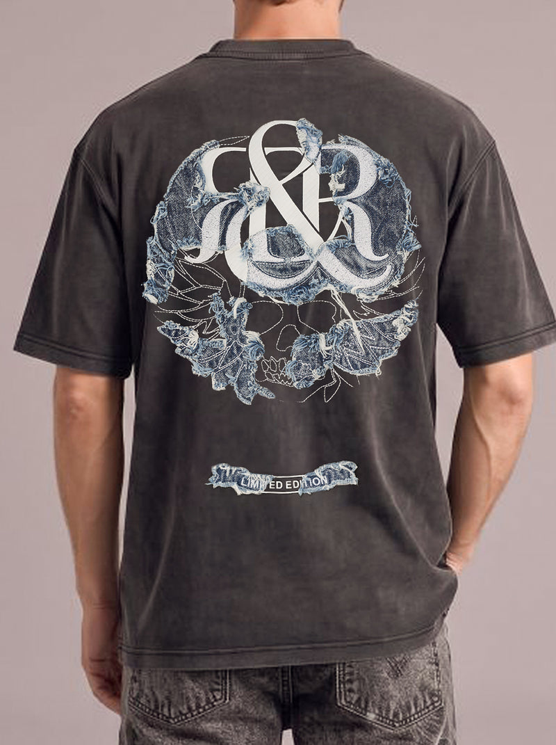 Blue Rose Logo Relaxed T-Shirt