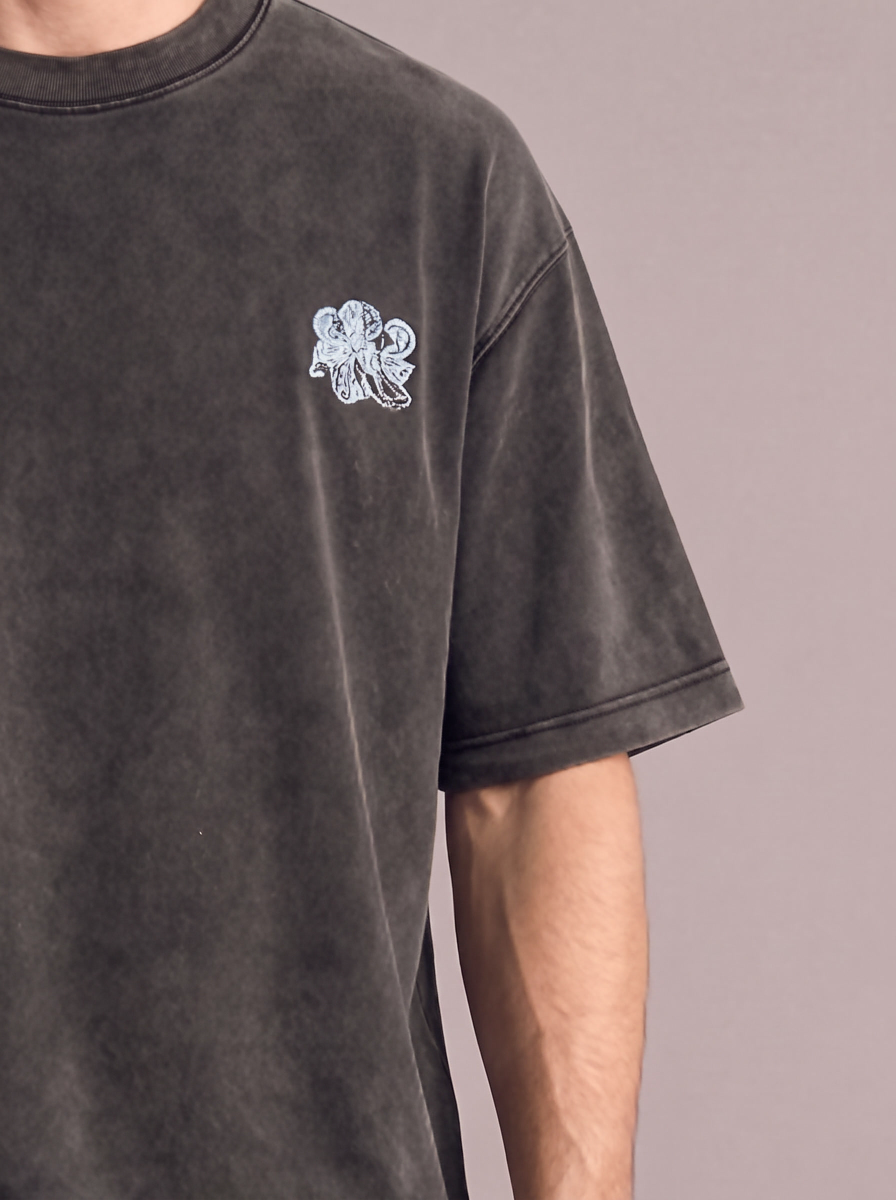 Blue Rose Logo Relaxed T-Shirt
