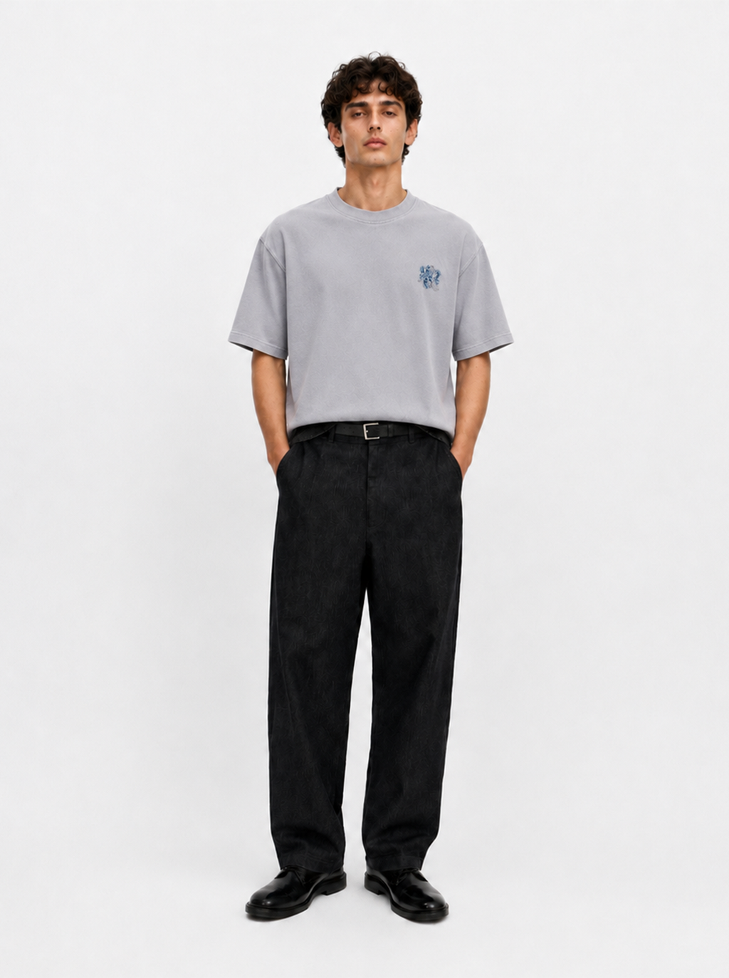 Blue Rose Logo Relaxed T-Shirt