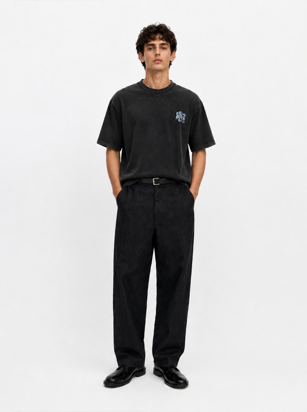 Blue Rose Logo Relaxed T-Shirt