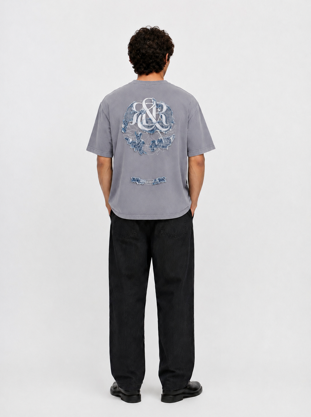 Blue Rose Logo Relaxed T-Shirt