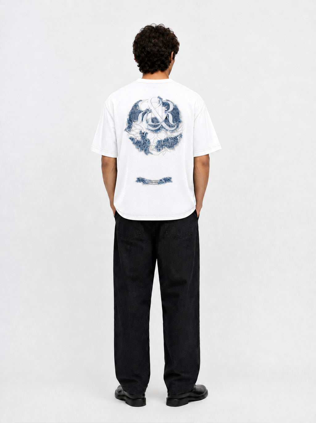 Blue Rose Logo Relaxed T-Shirt