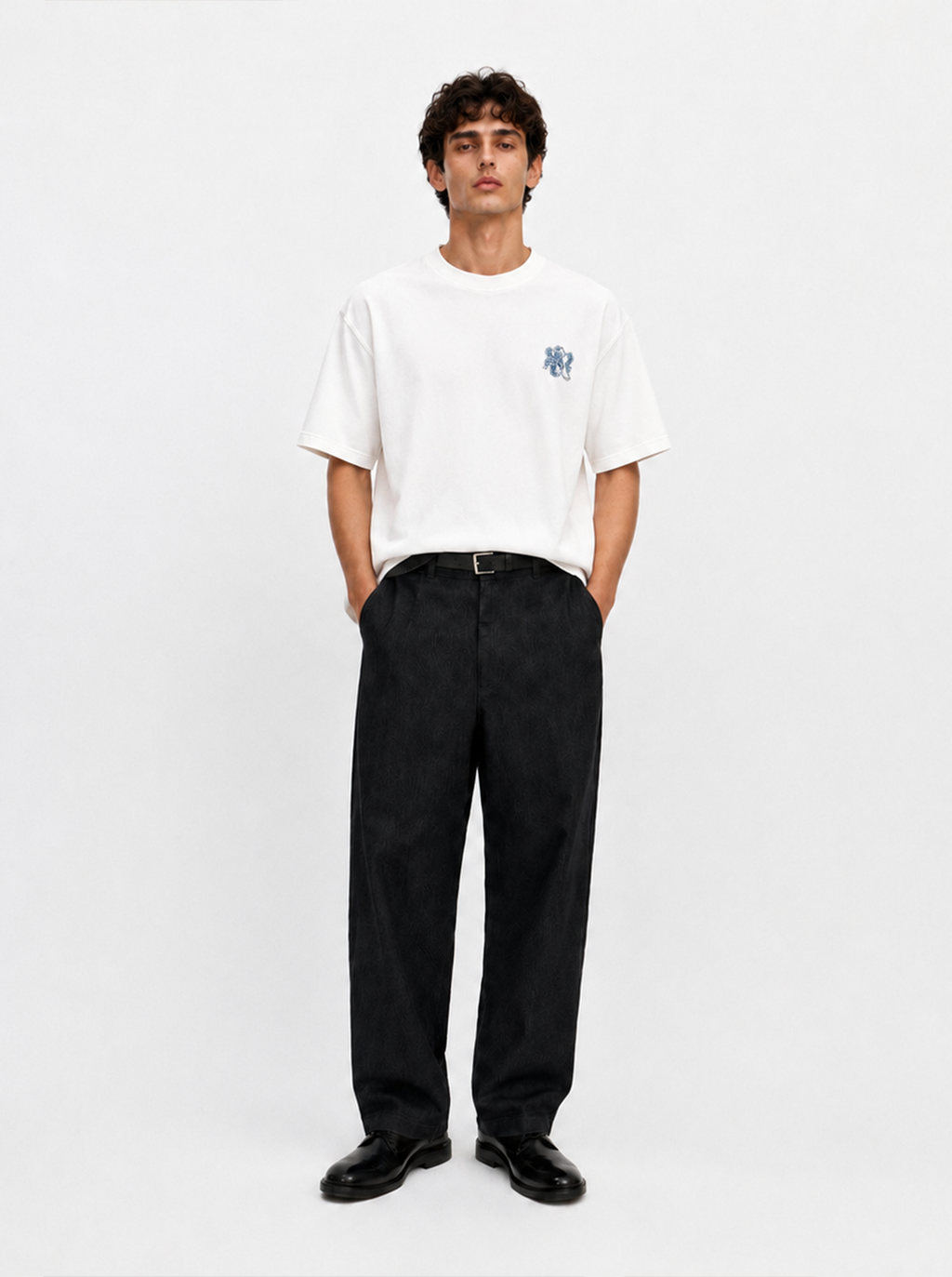 Blue Rose Logo Relaxed T-Shirt