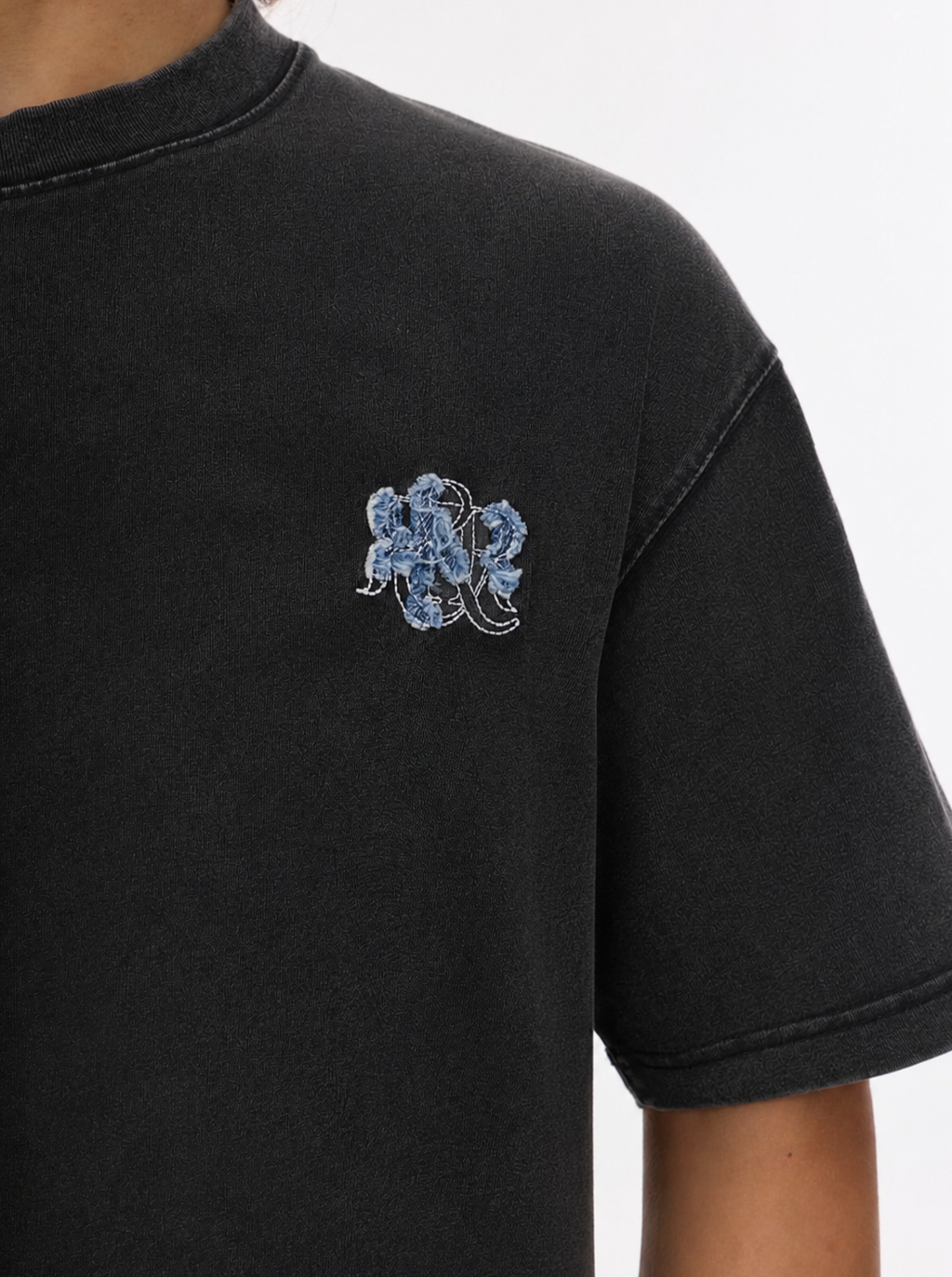 Blue Rose Logo Relaxed T-Shirt