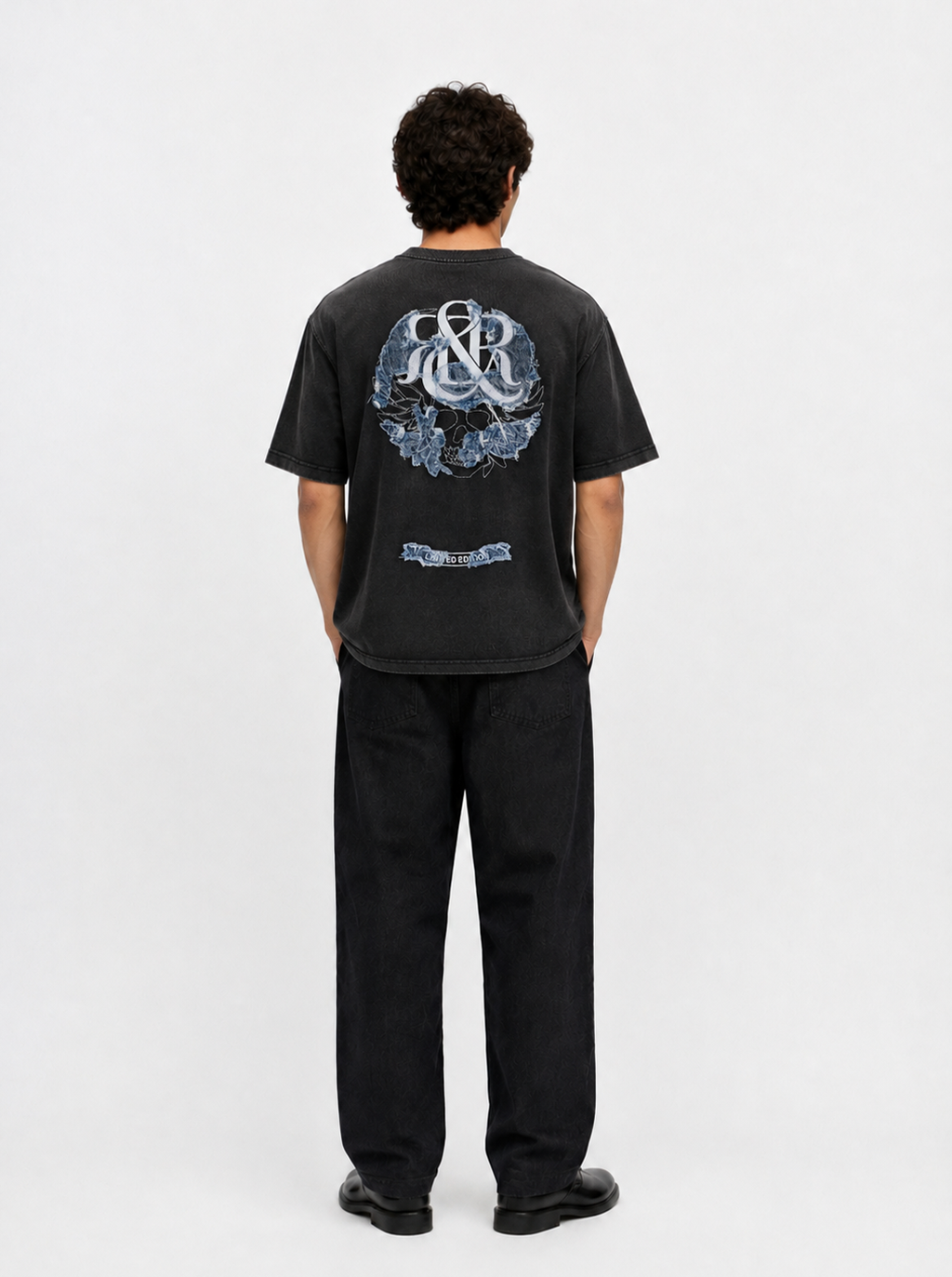 Blue Rose Logo Relaxed T-Shirt