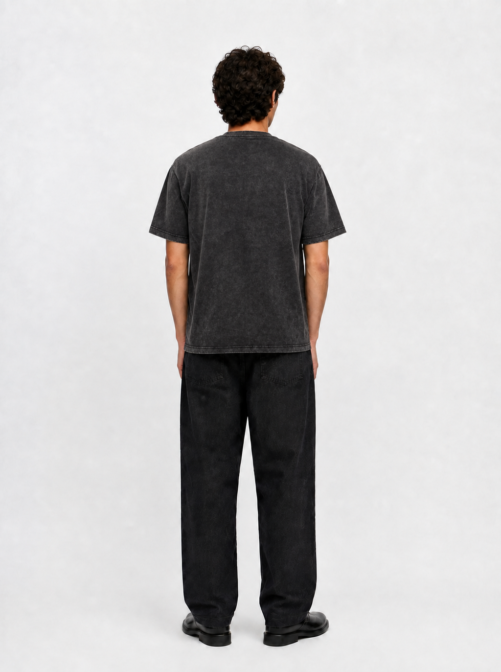 Tonal Rhinestone Logo Relaxed T-Shirt