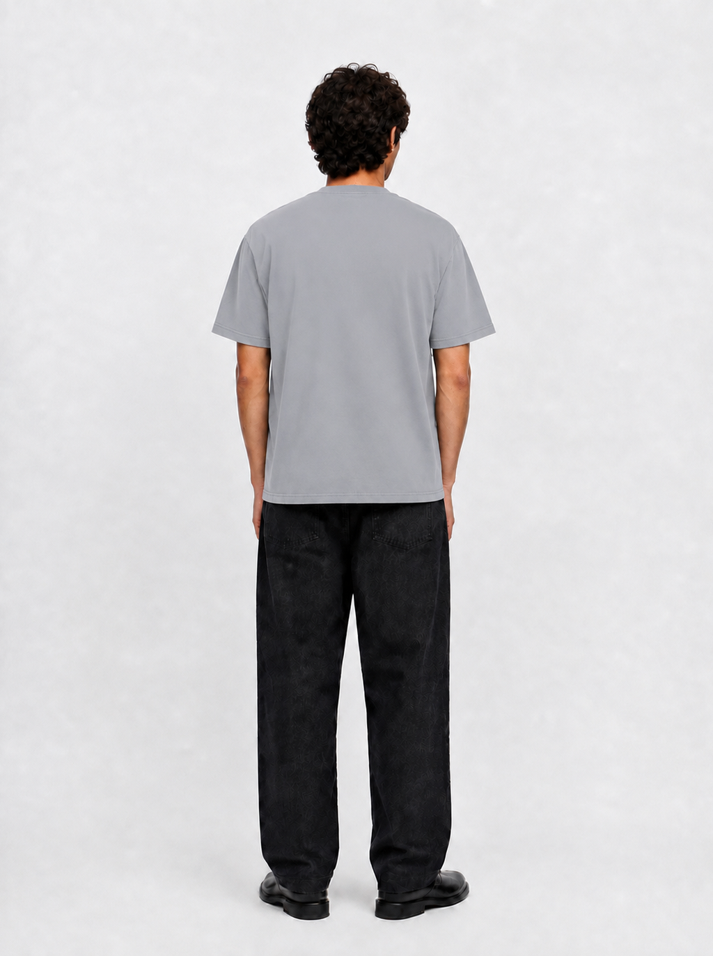 Tonal Rhinestone Logo Relaxed T-Shirt