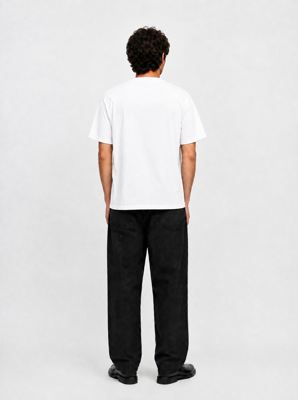 Tonal Rhinestone Logo Relaxed T-Shirt