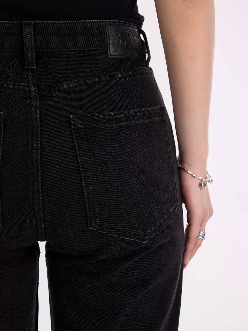 Kaia Thigh Cutout Straight Jean