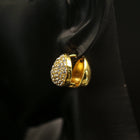 Pavé Teardrop Stud Earrings
