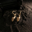 Sculpted Fish Charm Dangle Earrings
