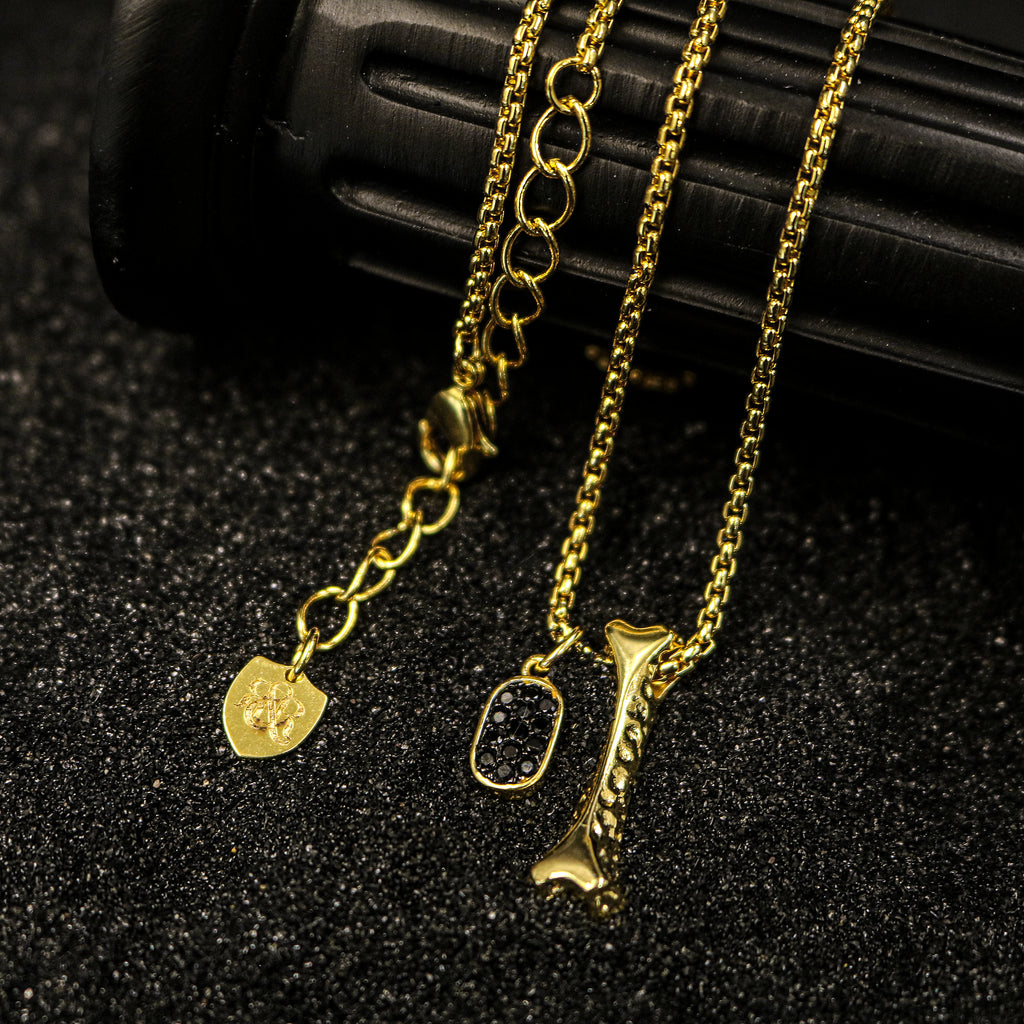 Dual Charm Link Necklace