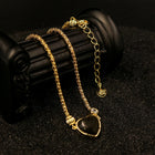 Hollow Heart Link Necklace