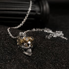 Orb Eyed Skull Pendant Necklace