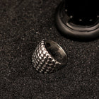 Textured Mosaic Signet Ring