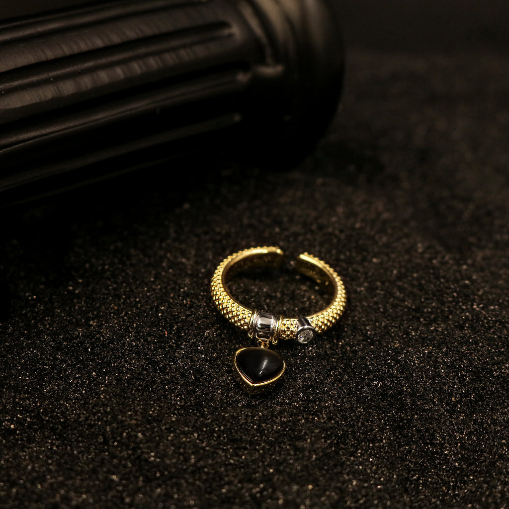 Heart Charm Ring