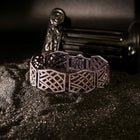 Geometric Lattice Zircon Wristband