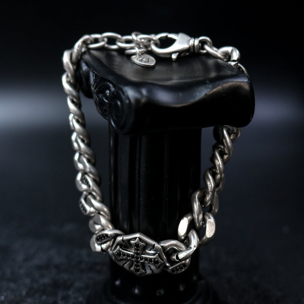 Zircon Cross Chain Wristband