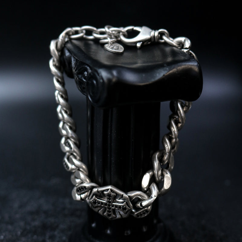 Zircon Cross Chain Wristband