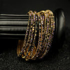 Multi Row Cubic Zirconia Wristband