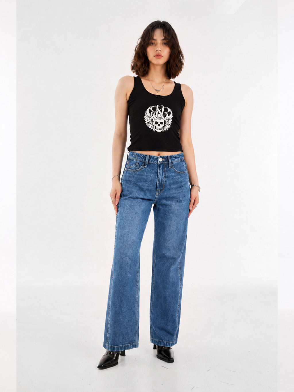 Kaia Deep Indigo Straight Jean