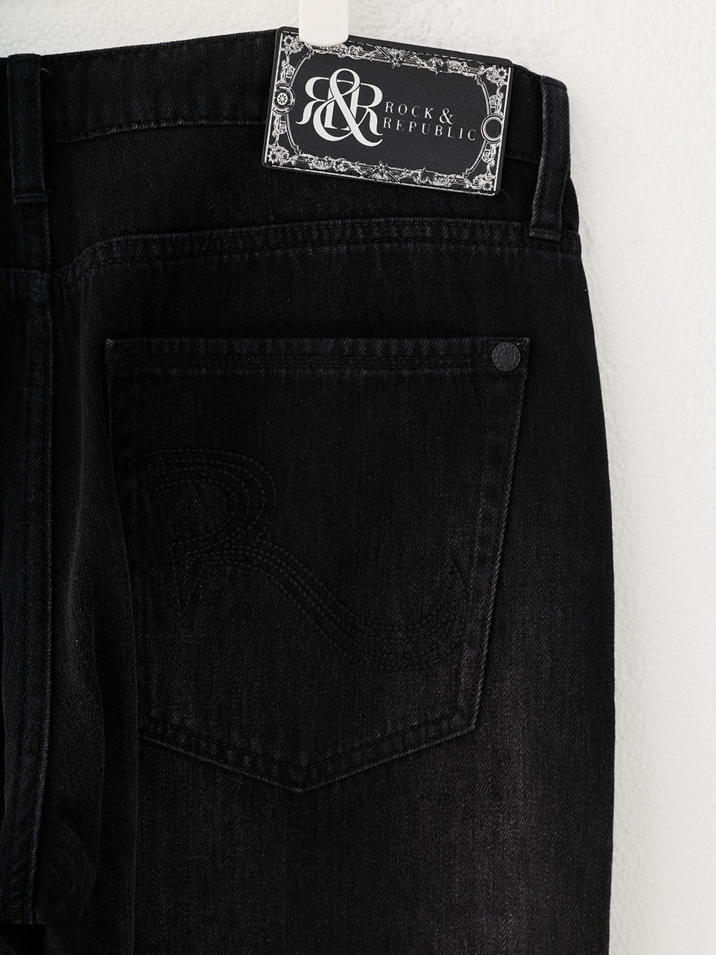Kaia Tonal Leopard Panel Straight Jean