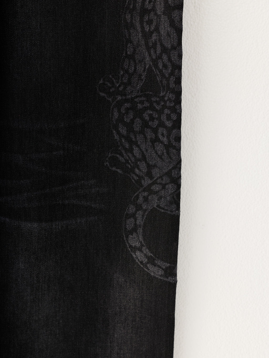Kaia Tonal Leopard Panel Straight Jean