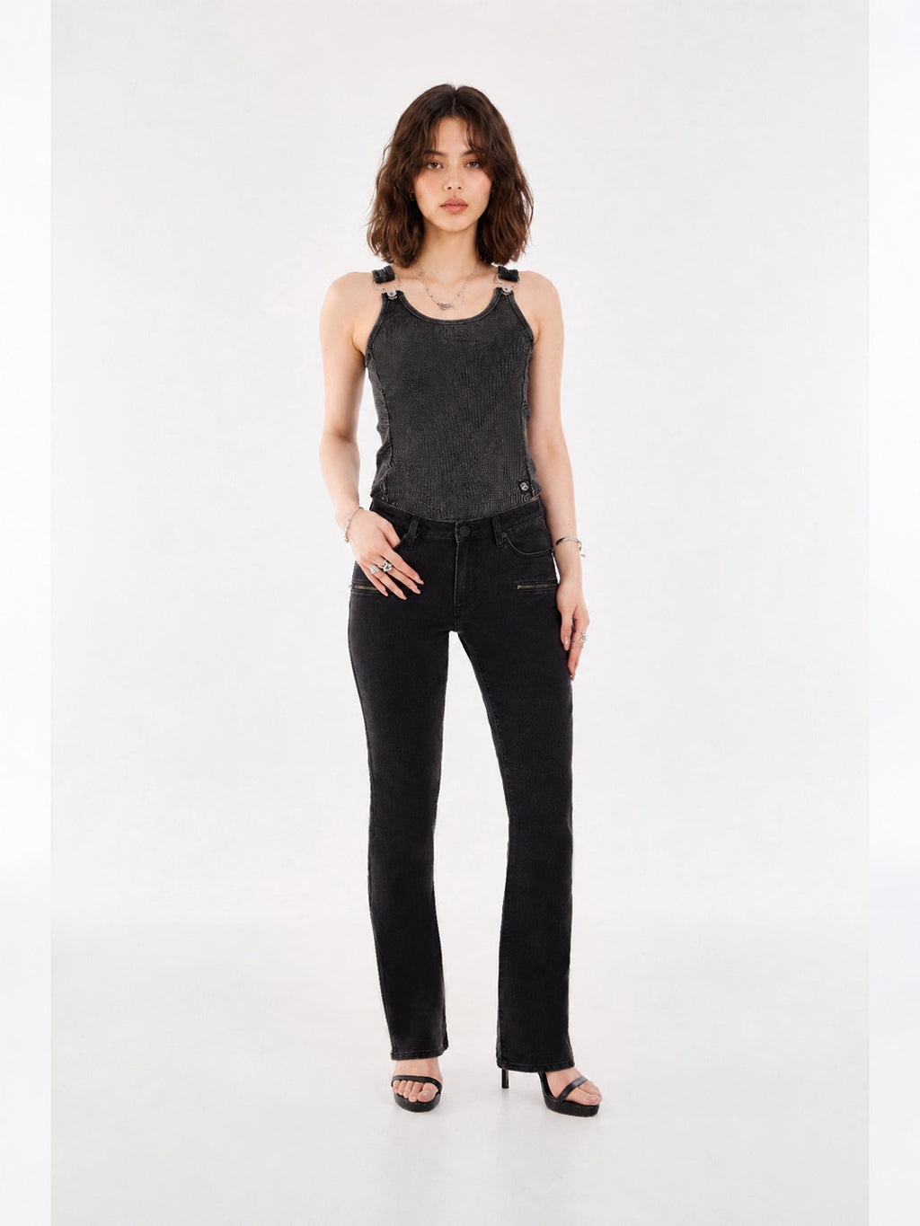 Fever Zip-Pocket Bootcut Jean