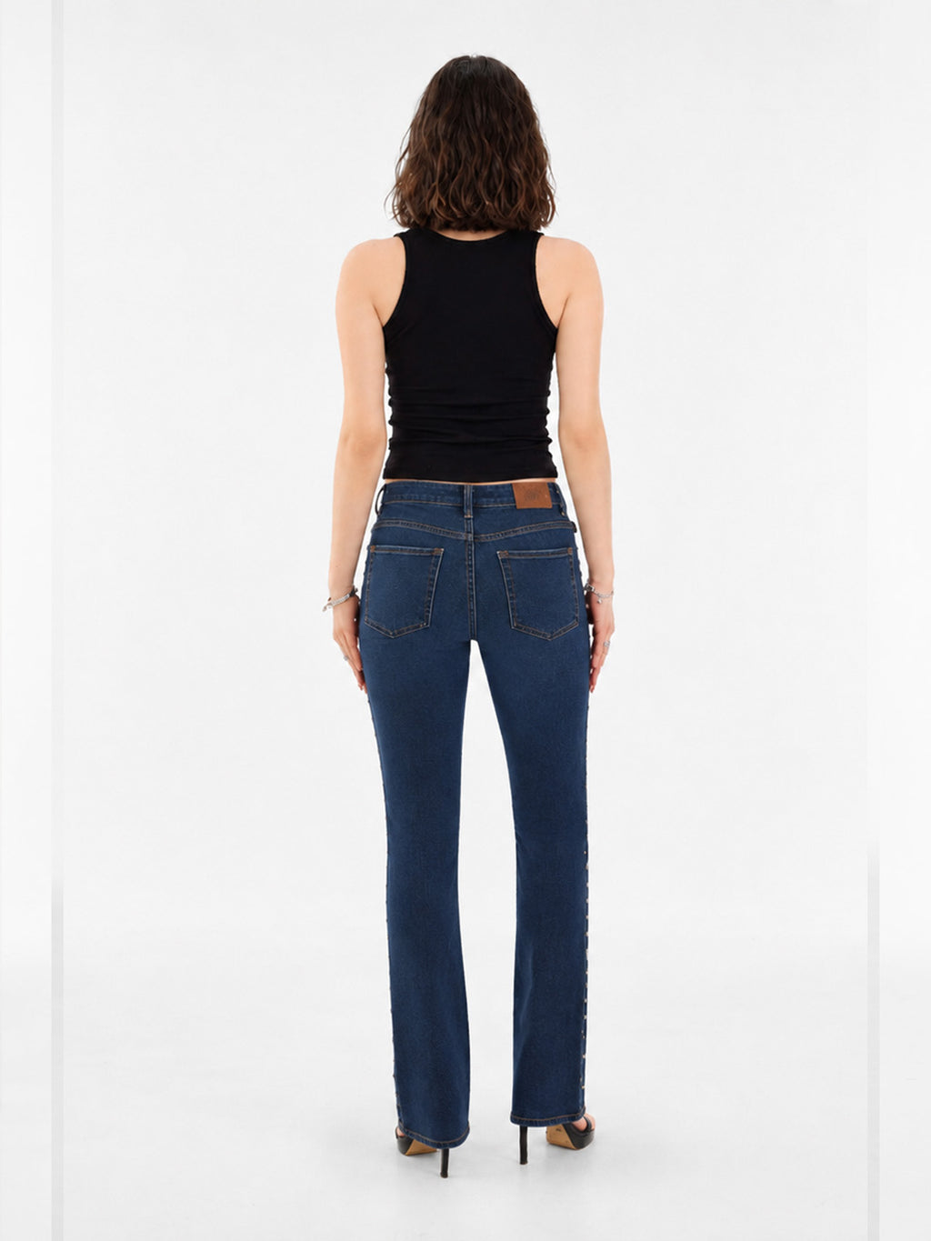 Fever Side Stud Bootcut Jean