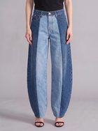 Rowan Two-Tone Panel Barrel Leg Jean