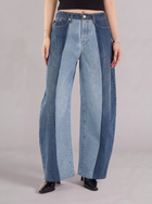 Rowan Two-Tone Panel Barrel Leg Jean