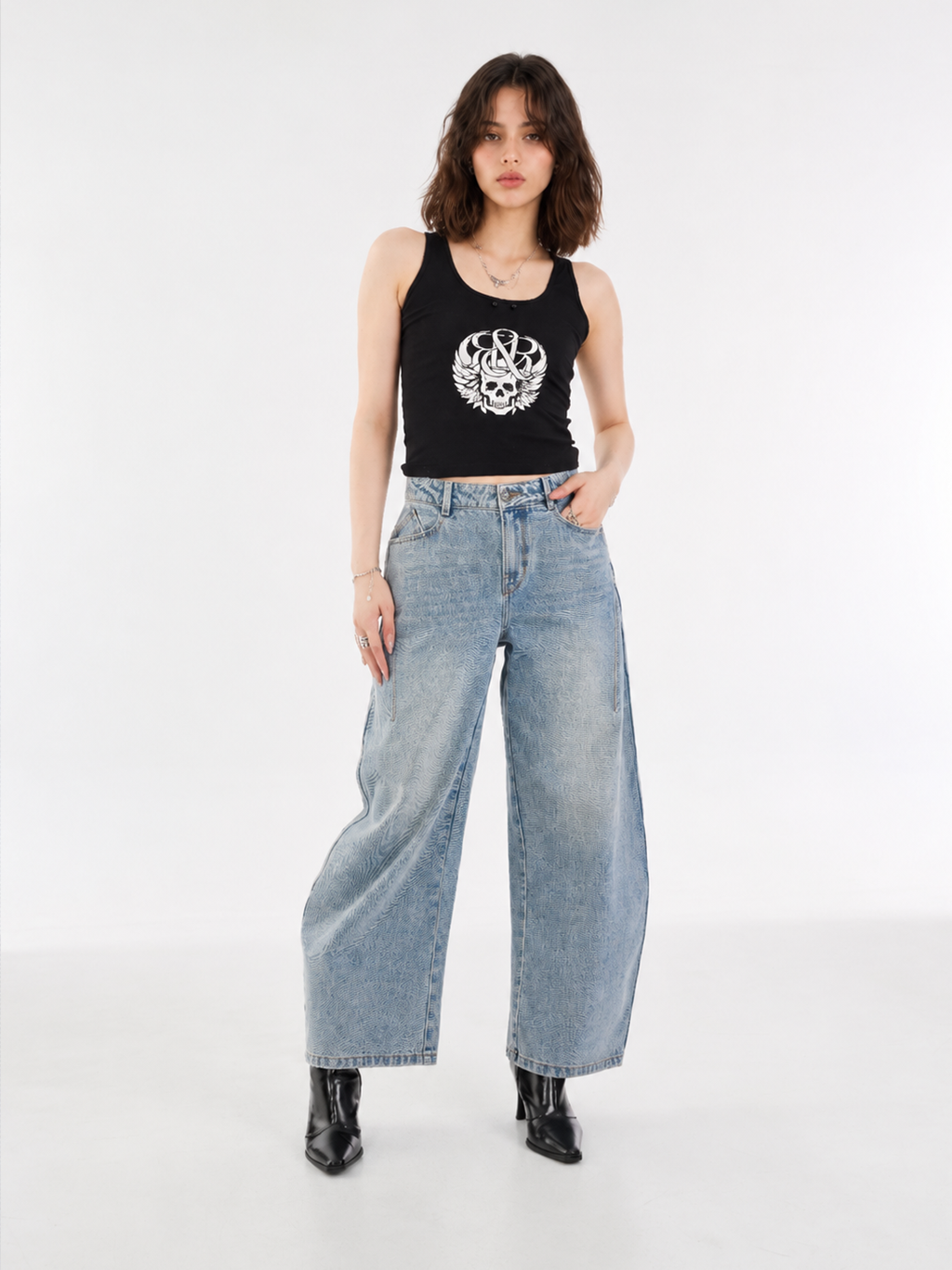 Kaia Light Fade Straight Jean