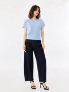 Kendall Dark Rinse Wide Leg Jean