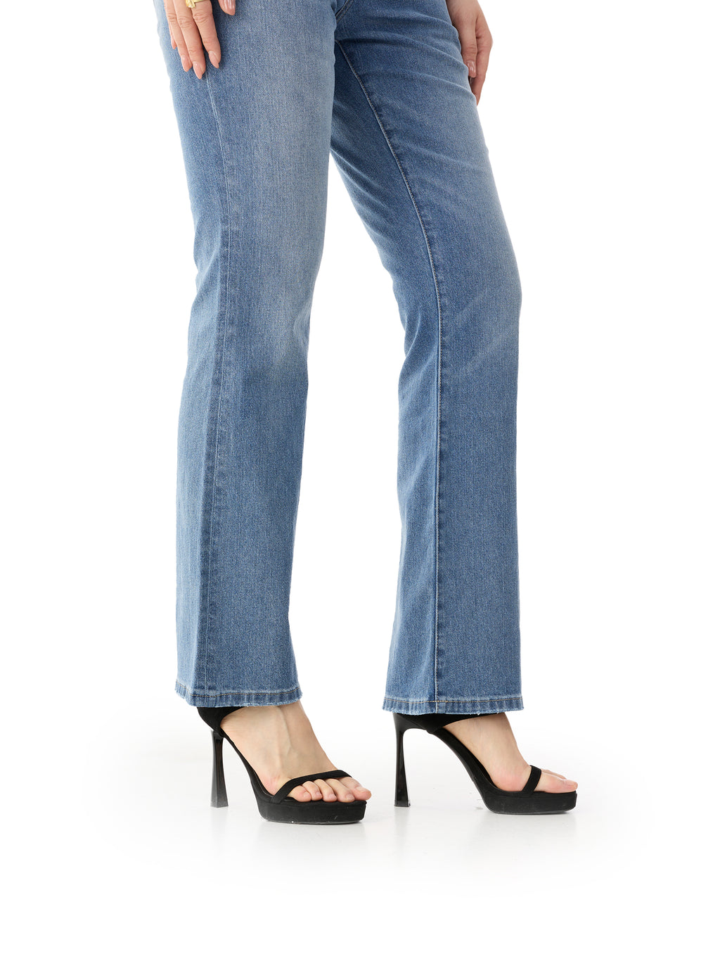 Berlin R-Embroidered Flare Jean